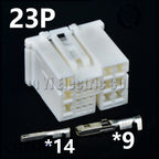 23 Pin Automotive connector Car door hinge wire harness plug 6098-6559 72878860 For Honda