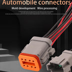 8-PIN Waterproof Electrical 1.6mm Male Female Connector For Car Motor With Wires DT04-08PA-C017 DT06-08SA-C017