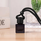 1Pcs Dyed Square Cap Black Cap Empty Bottle Car Essential Oil Diffuser Fragrance Air Freshener Scent Perfume Bottle Ornament