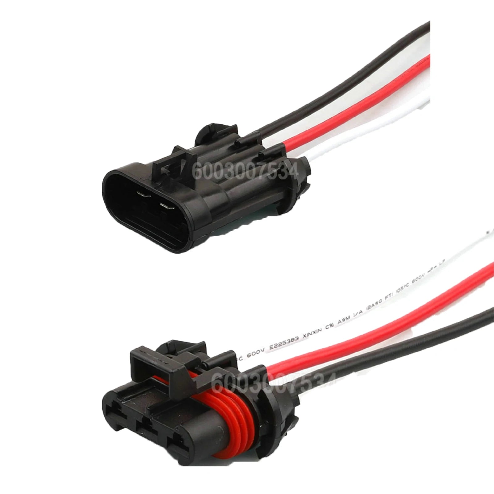 3 Pin Connector  Waterproof  Series   Male Female Connector Cable Plug Motorcycle Electrical Harnesses Wiring Harness 12124686