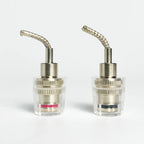 4/10/20PCS Clear Speaker Binding Posts with Banana Plug Sockets, Gold-Plated Copper Terminals for Amplifier, HiFi,Audio Speakers