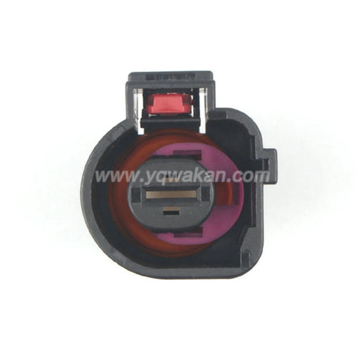 1-Pin Connectors Waterproof 6.3mm Female Connectors Automotive Wiring Harness Cable Plug for Magotan 1K0973751