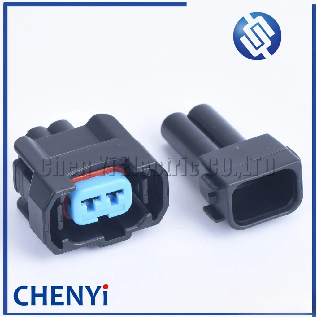 5 Set 2 Pin Auto Fuel Injector OBD2 Waterproof Wire Connector Car Electrical Plug 6189-0553 1996-2002 For Honda CRV Civic NH1