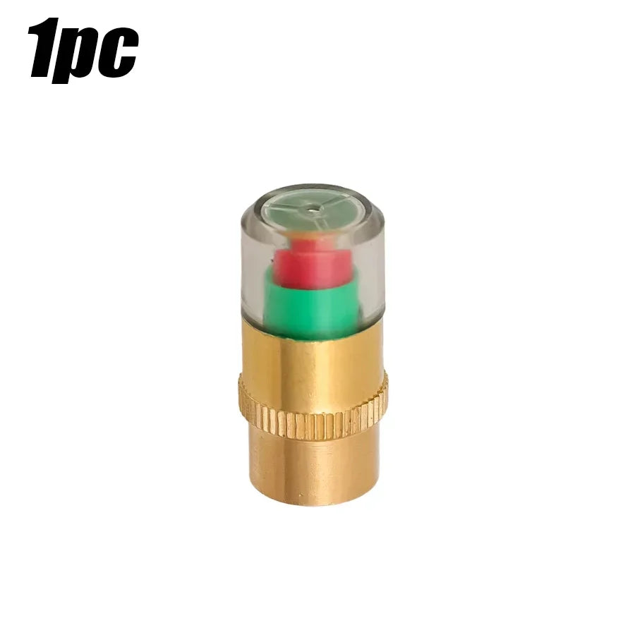Car Tyre Pressure Indicator Valve Gauge Indicator Alarm Monitoring Bonnet Sensor Automotive External Valve Detection Monitor