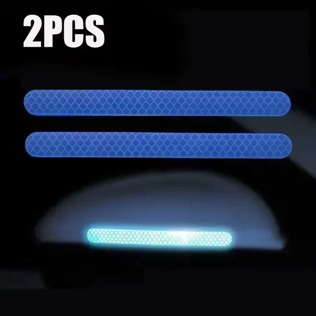 Car Rearview Mirror Reflector Stickers Universal Warning Anti-collision Reflective Strips Auto Exterior Accessories Reflex Tape