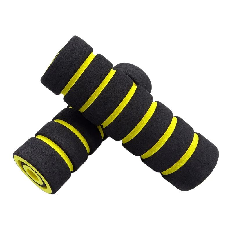 4pcs Universal Grip Comfort Sponge Foam Handle Bar Motorcycle Dirt Bike E-bike Grip Cover Non-slip Soft Handlebar Bicycle Part