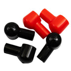 20Pcs Battery Terminal Cover Boots Insulating Protective Lug Cap Car Battery Cathode Positive Terminal Cover Ship Insulation
