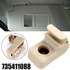 1Pcs Sun Visor Holder Mount 735411088 For Fiat Grande Punto Etc Car Interior Sun Visor Cap Clip Hook Fixing Clips