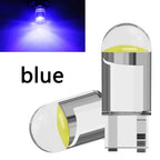 Car LED COB Bulb T10 W5W Signal Light 12V 7500K White Auto Interior Dome Reading License Plate Lamps Wedge Side Bulbs Amagi