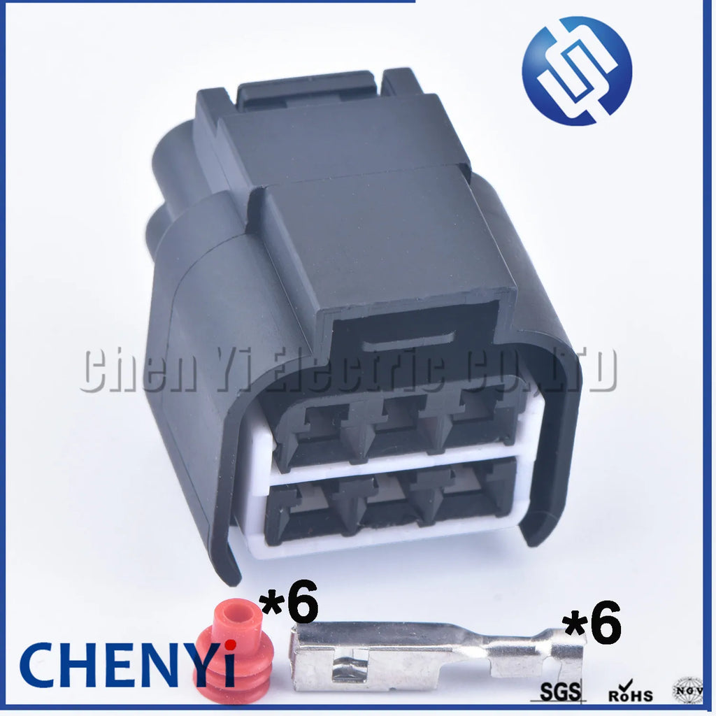 6 Pin male or female Automotive Vacuum pump connector car Brake pump plug 936294-2 936257-2 With Terminal For Hyundai i30n Kia