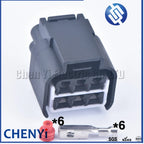 6 Pin male or female Automotive Vacuum pump connector car Brake pump plug 936294-2 936257-2 With Terminal For Hyundai i30n Kia