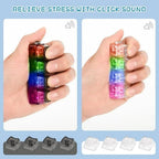 Keyboard Keychain Light Up Keyboard Keychain Stress Relief Clickable 4LEDs Button Toy for People with Anxiety Desk Decor Amagi