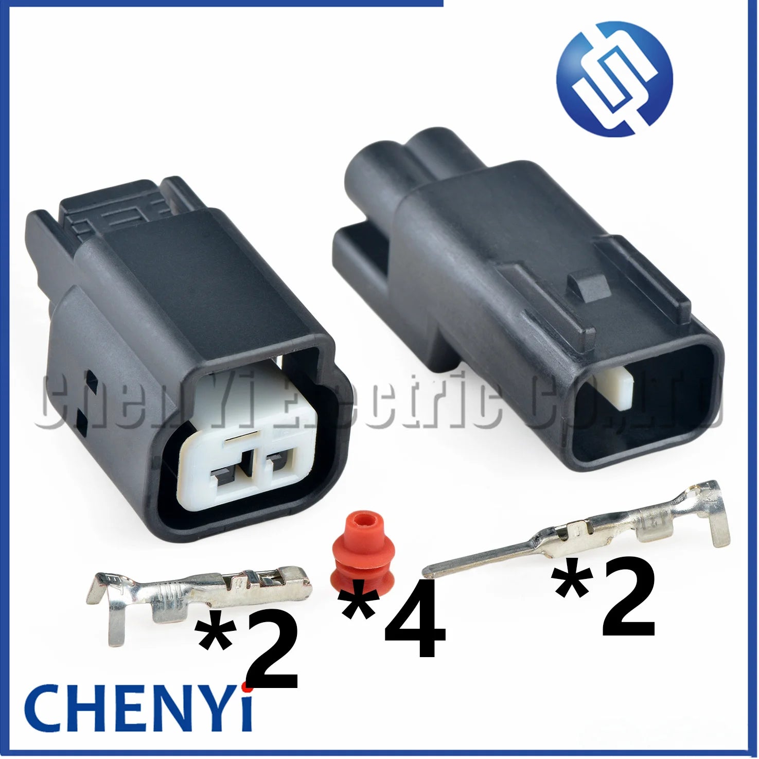 2 Pin Automotive waterproof connector male or female Fuel injector sensor Wire harness plug MG645638-5 MG645638 For Hyundai Kia
