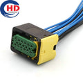 12 Pin Connector Waterproof 1.5mm Series Female Connector Motorcycle Electrical Harnesses Wiring Harness 3-1703639-1