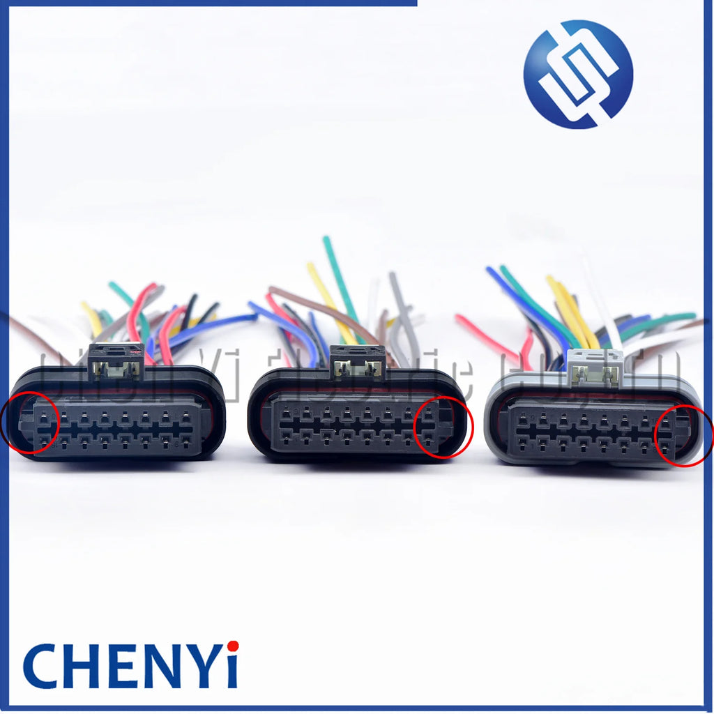 16 Pin Car Reversing Radar ACC Electric Wire harness plug A0001532222 805-587-542 805-587-541 805-588-571 807-445 805-587