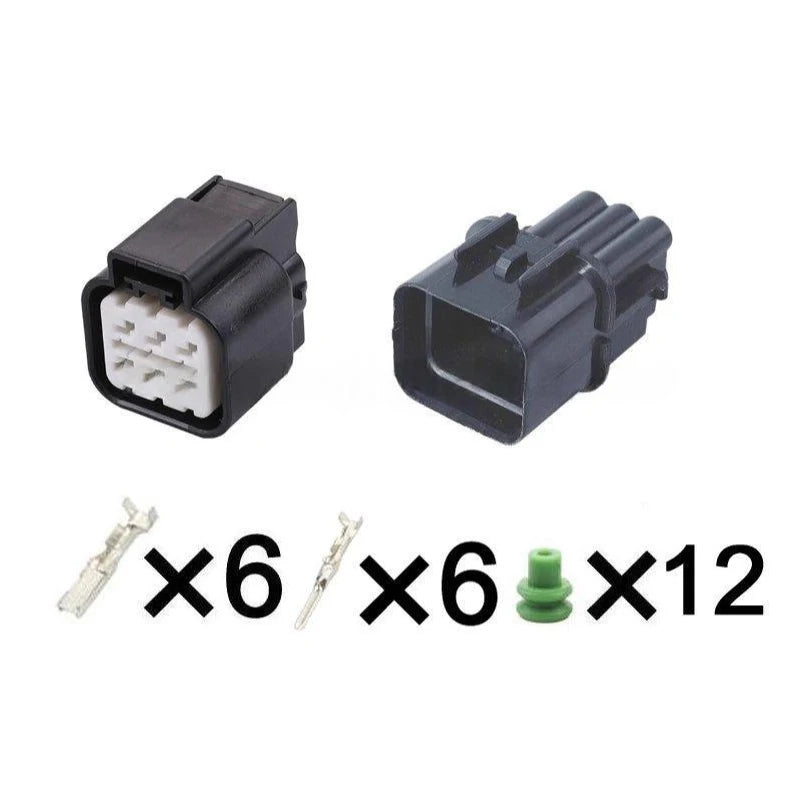 PK505-06027 is suitable for modern headlamp motor regulating lamp 6p wire harness plug with terminal DJ7067Y-2.2-11/21