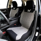 Car Seat Covers Set Universal Fit Most Cars with Butterfly pattern Tire Track Detail Styling Protector covers for the car