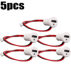 1-5pcs 2-Pin Type-C Connector with Female Socket Fast Charging Jack Waterproof USB Charging Port USB-C Charger Plug and Socket