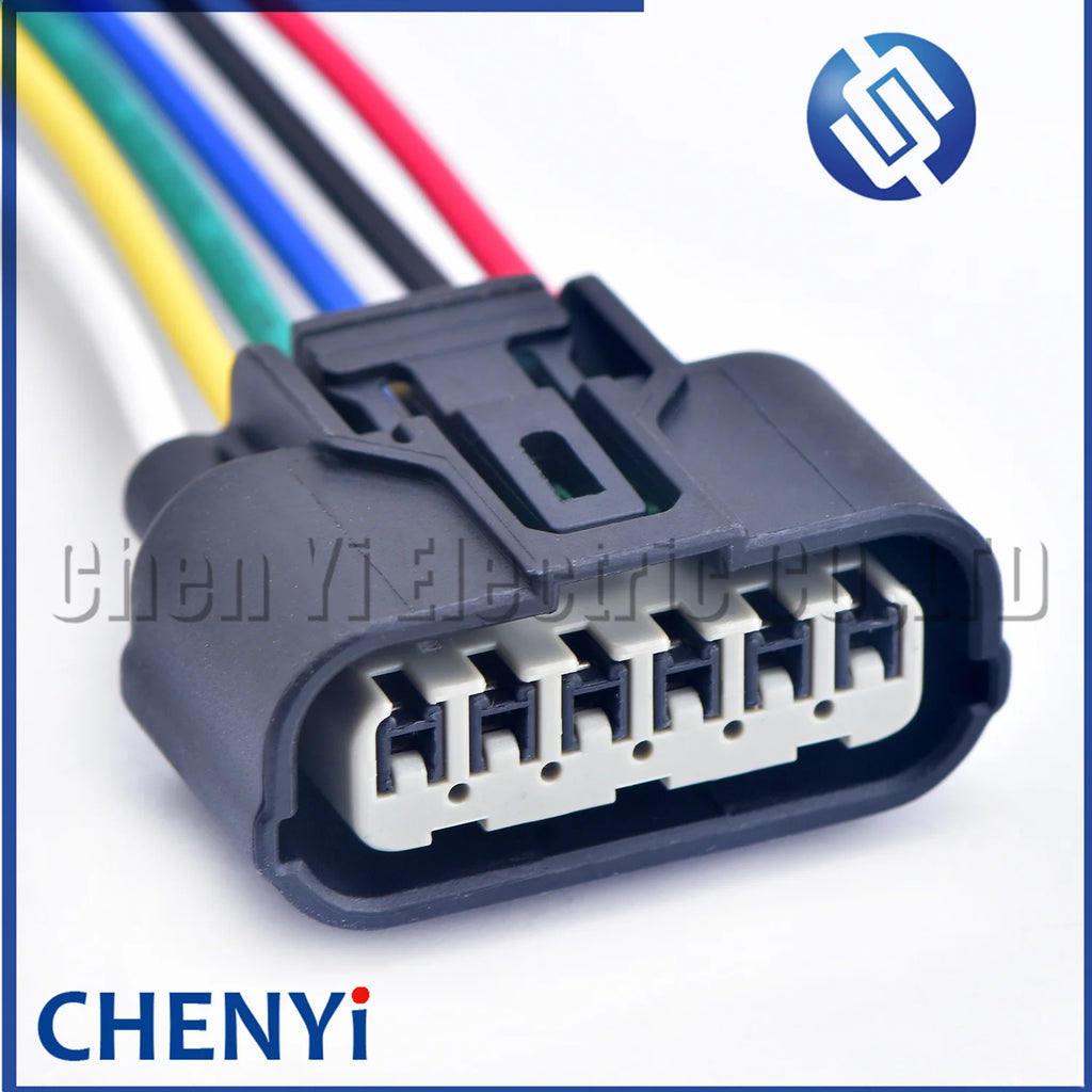 1 Pcs 6 Pin Automotive waterproof connector wire Harness plug 1.2 female LED driver headlight plug 6188-0658 6189-1012 For Honda