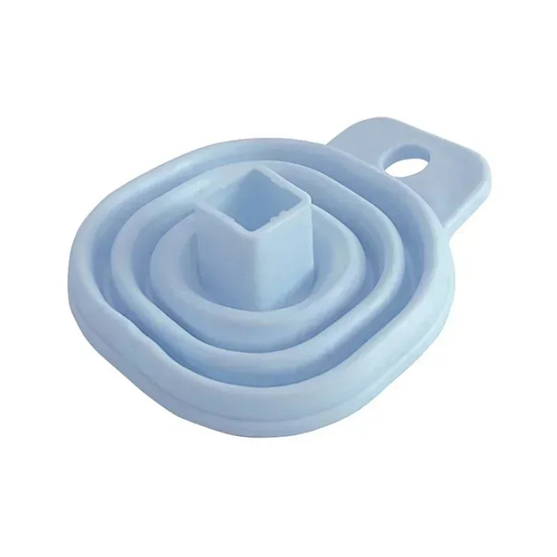 Folding Silicone Funnel for Filling Bottles Kitchen Silicone Funnel Food Grade TPR Collapsible Funnel Kitchen Gadgets Oil Filler