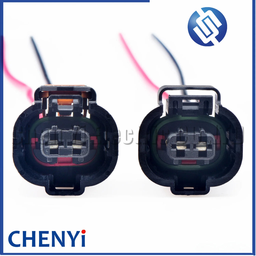 2 Pin Automotive waterproof connector Fuel injector harness plug 13669863 13106045 For Peugeot Citroen Renault