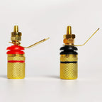 10/20/40PCS 307-Type Gold-Plated Binding Posts, 4mm Banana Sockets for Speaker & Amplifier Panel Mount, High-Current Terminals