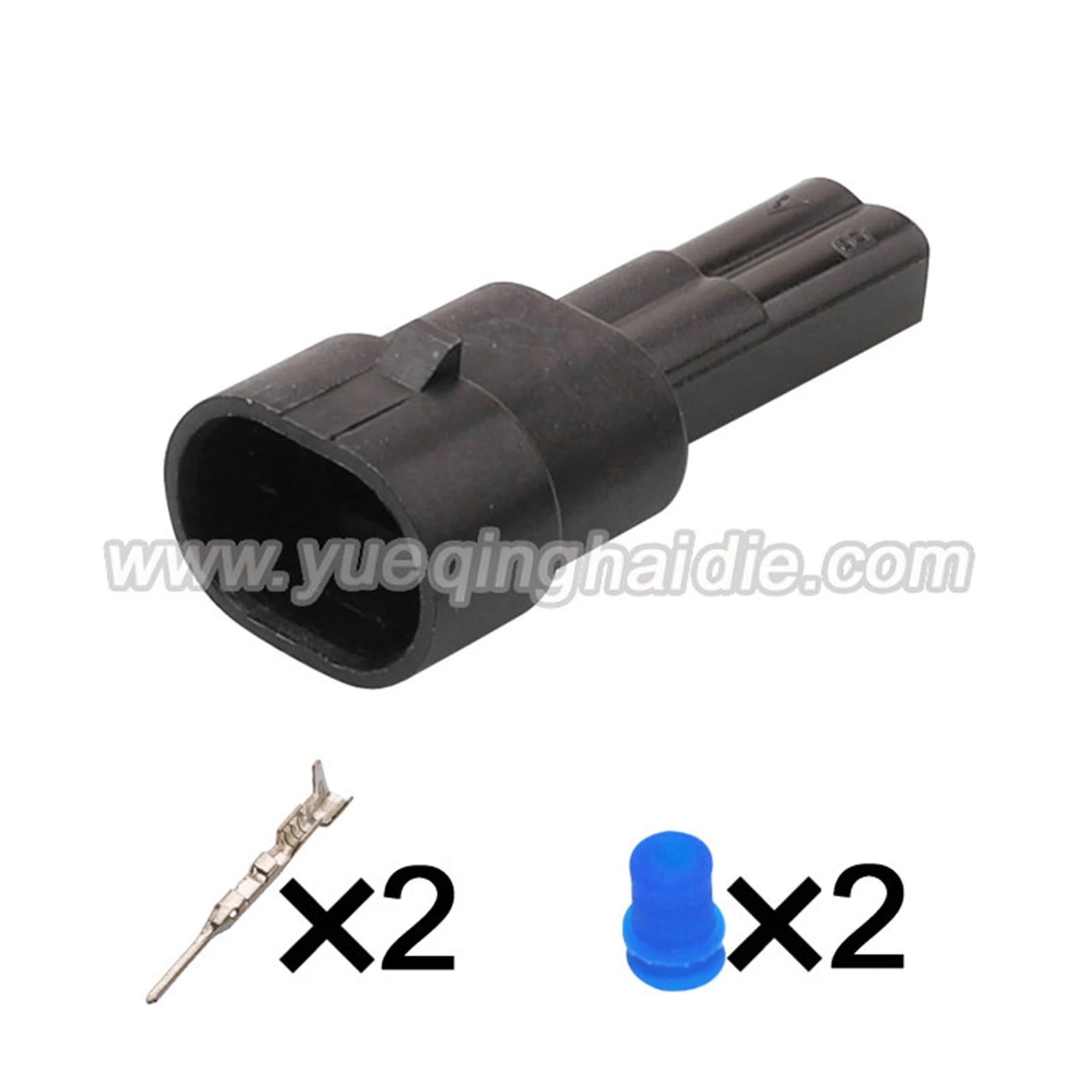 Delphi 2 Pin Connectors Waterproof 1.5mm GM Male Female Connector Auto Wiring Harness Cable Socket for GM 12162195 12162193