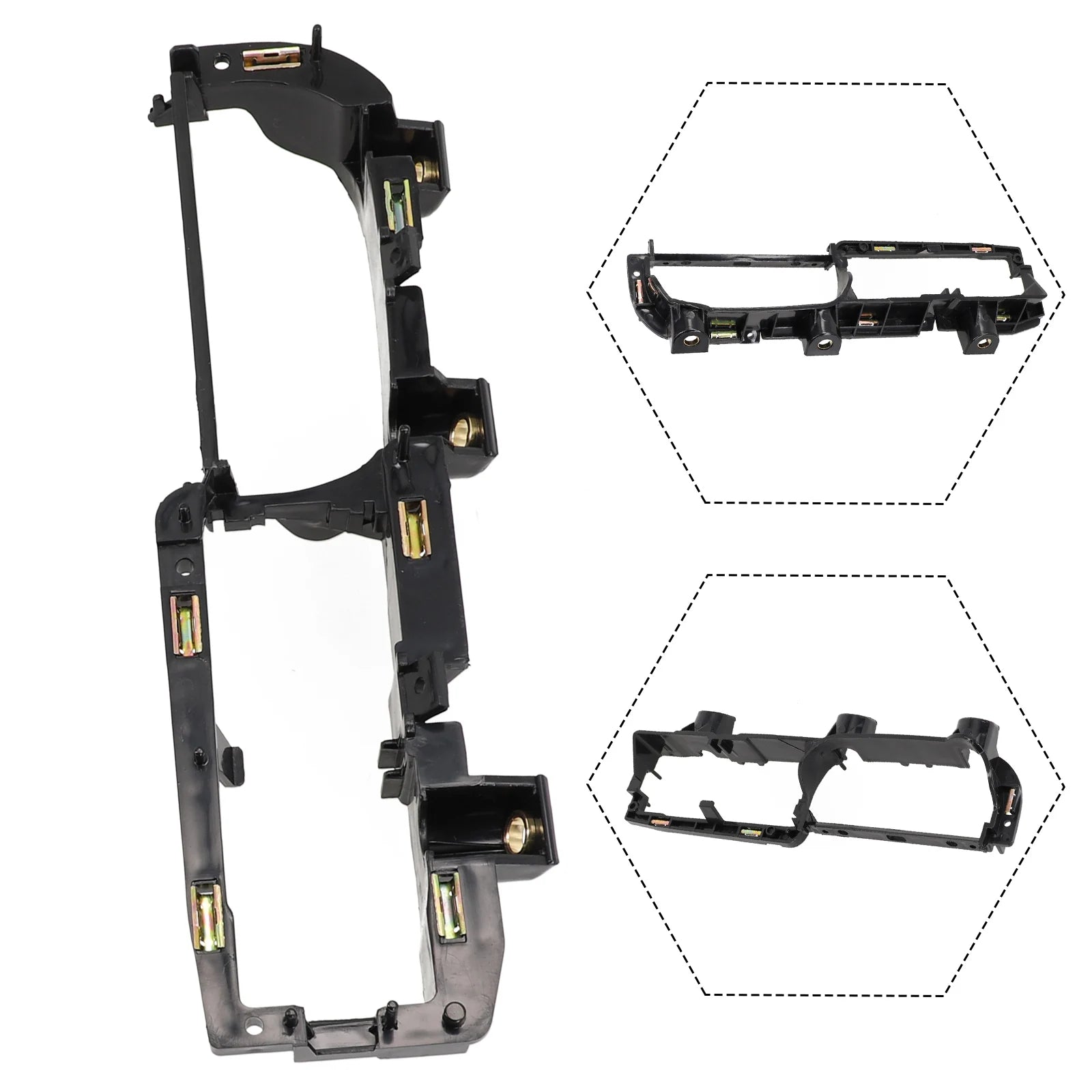 1PC Front Left Driver Interior Door Pull Grab Handle Cover Bracket For Passat B5 Replacement Car Door Pull Grab Handle Bracket