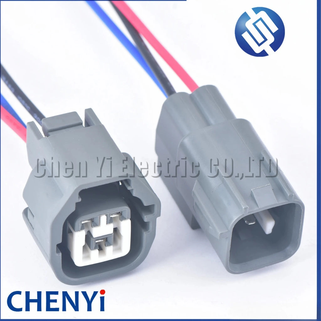 3 Pin auto waterproof connector harness plug Ignition Coil wiper water spray motor plug MG641362-4 MG651359-4 For Hyundai Kia