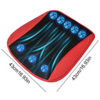Cooling Car Seat Cushion with Adjustable Fan Breathable 3D Honeycomb Design All-Season Ventilated Auto Seat with Leather Surface