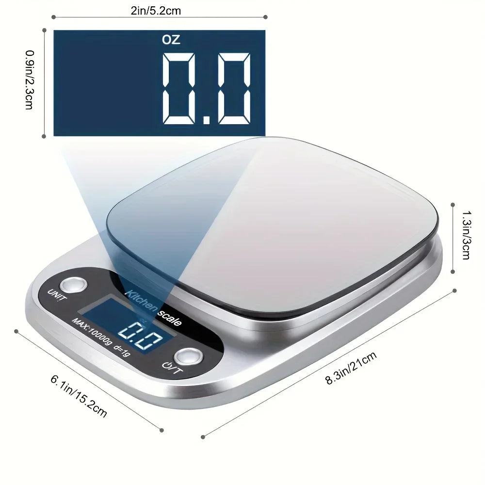 Household Kitchen Scale Baking Precision Food Scale 0.1g Gram Small Desktop Scale Tea Scale High Precision Digital Scale Compact