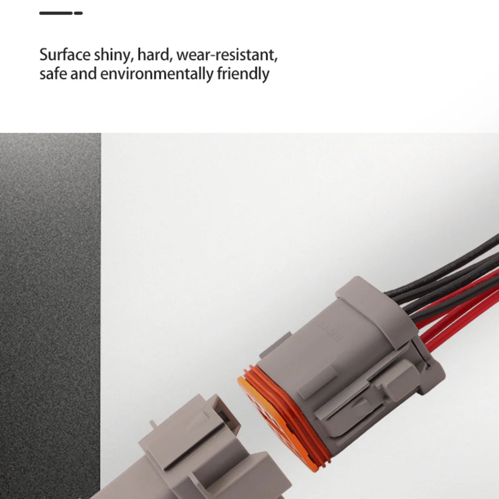 8-PIN Waterproof Electrical 1.6mm Male Female Connector For Car Motor With Wires DT04-08PA-C017 DT06-08SA-C017