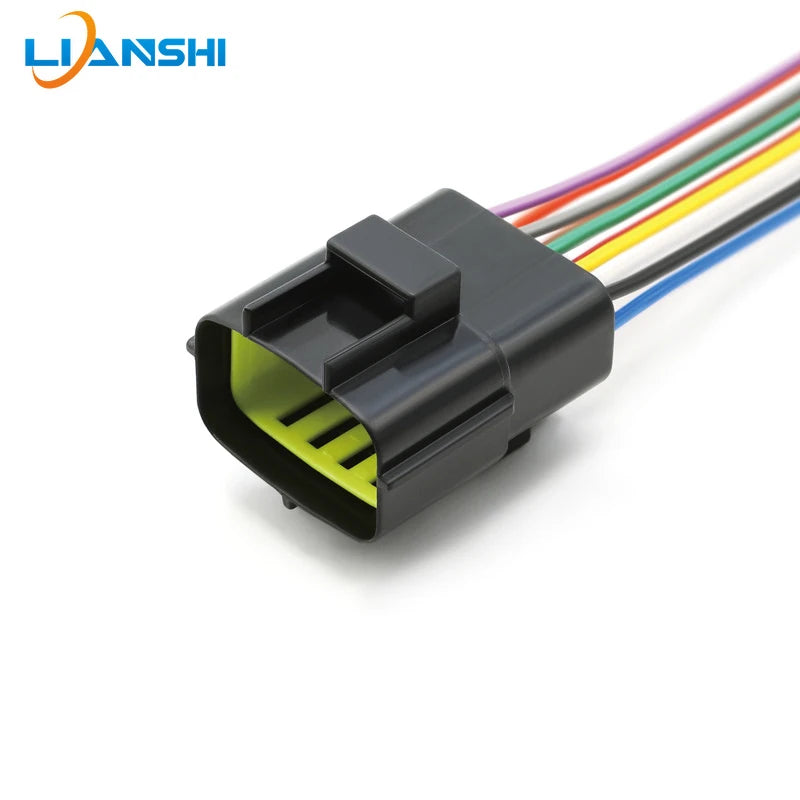 174352-2 AMP type connector, automotive waterproof plug terminal connector, 4/6/8/12-pin male and female plug, 1.8 series plug
