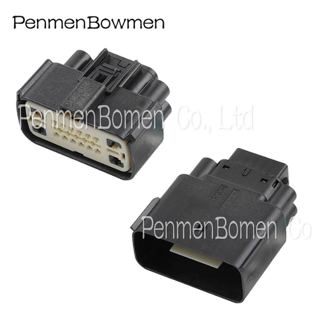 1 Set 16 Pin Car Oil Pump Radar Fog Light Plug Engine Electrical Cable Connectors Female Male Wire Harness 34985-1601 34986-2144