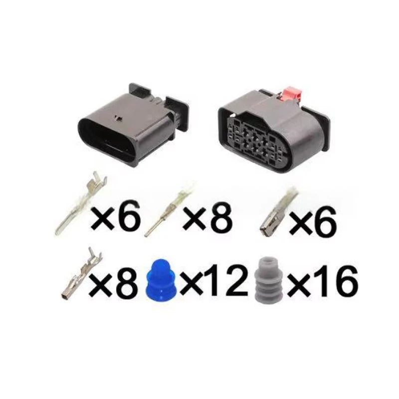 2294945-1 is suitable for Mercedes-Benz headlight wiring harness connector with 14-pin plug DJ7142Y-1.5-3.5-11/21