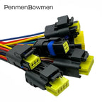1 Set 2 3 4 5 6 Pin Car Turn Light Lamp Electrical Cable Connectors Female Mal Wire Harness Plug for Renault Peugeot Citroen
