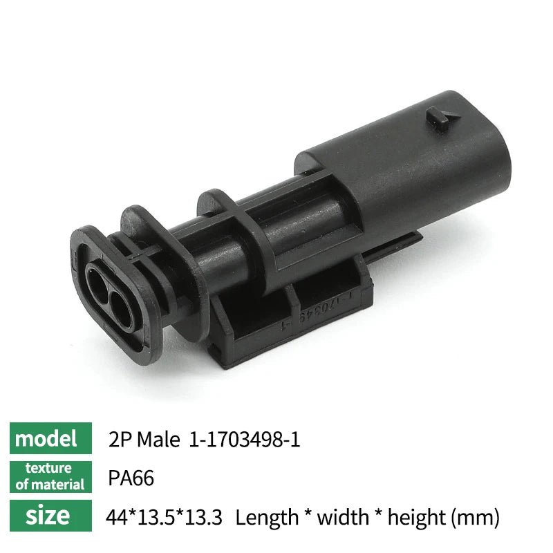 5/10/100 Sets 2P/3P/4P/5P/6P1-1718645-1 1-1670916-1TE type wiring harness connector reversing radar plug waterproof connector