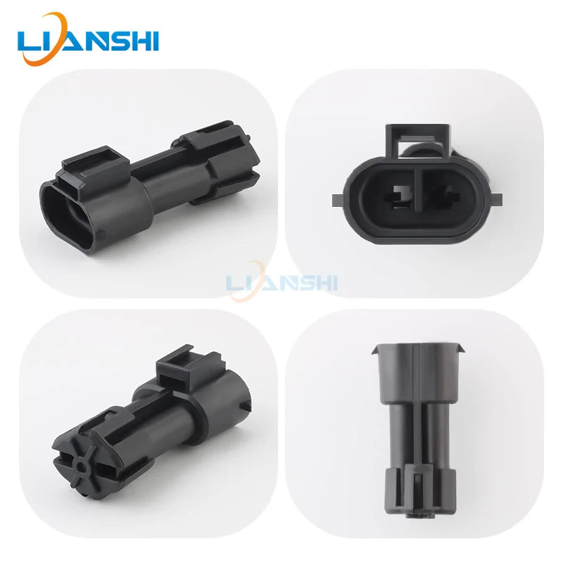 MG652520-2 Automotive waterproof connector H11/H8/881 headlight fog lamp 2p male and female plug with terminal 12065279