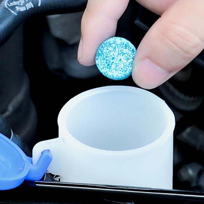 Car Windscreen Effervescent Tablets Solid Cleaner Wiper Cleaning Tools Auto Home Window Glass Dust Washing Car Accessories