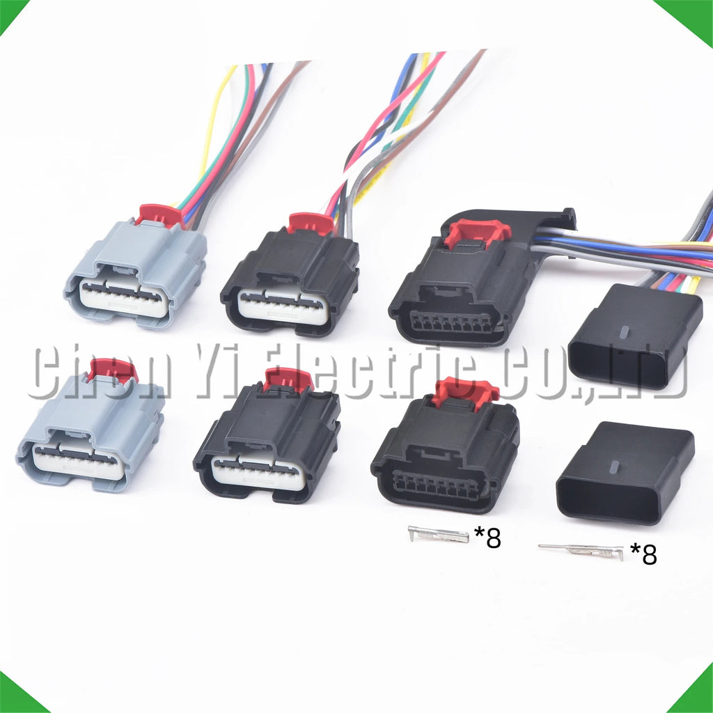 8-pin connector connector automobile meter sensor connector right sensor led tail light