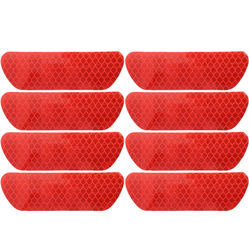 Car Door Reflective Sticker Safety Auto Door Opening Warning Reflector Tape Auto Accessory Exterior Interior Reflector Sticker
