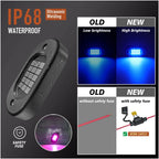 Rock Lights For Trucks 4/6/8/10 Pods RGB LED Rock Lights With APP/Remote Control Music Mode For Pickup Off Road RZR SUV ATV New