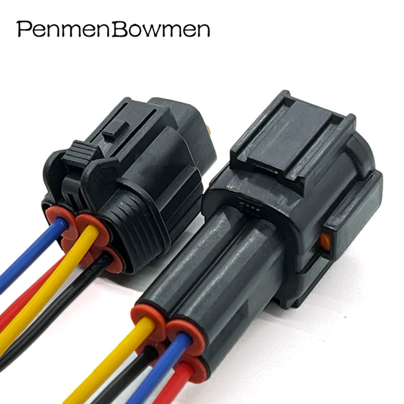 4 Pin Car Waterjet Motor Oxygen Plug Wire Harness Auto Waterproof Electrical Connector for Nissan PB291-04027 6185-1169