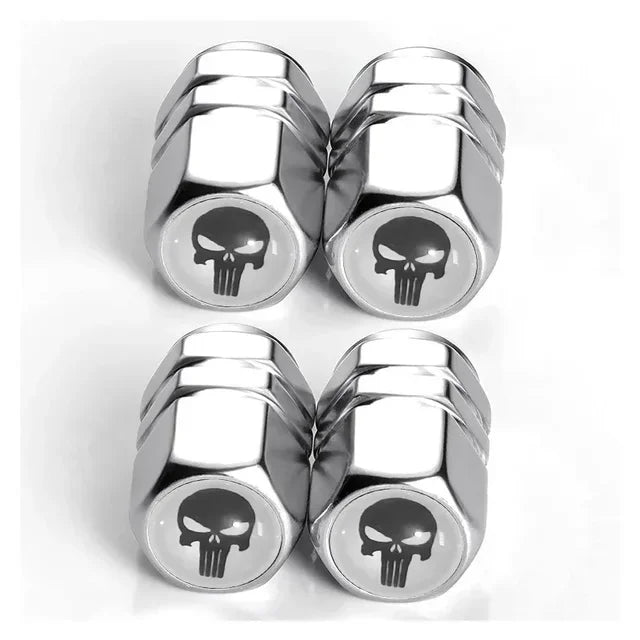 Aluminum Car Tire Valve Stem Caps Wheel Nipple Cover AirCover Tire Valve Cap Set for Cars SUVs Bike Trucks and Motorcycles Tools