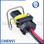 2 Pin IPR Injection Pressure Regulator Solenoid Powerstroke Injectors Harness Connector Plug For Ford CAT VGT 330D 336D C7 C9
