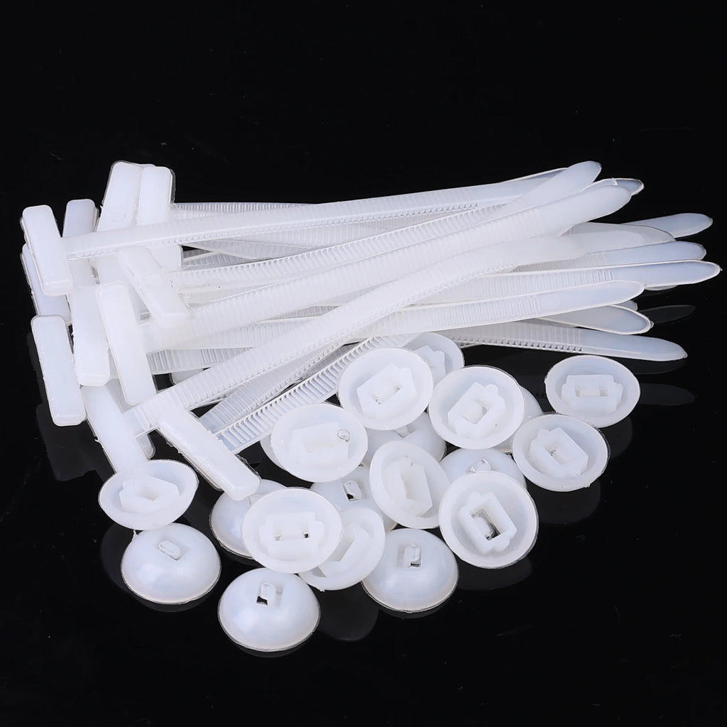 Multi-Purpose Nylon Zip Ties Car Engine Guards Underbody Panel Fastener Clip Screw Replacement Heavy Duty Self-locking Cable Tie