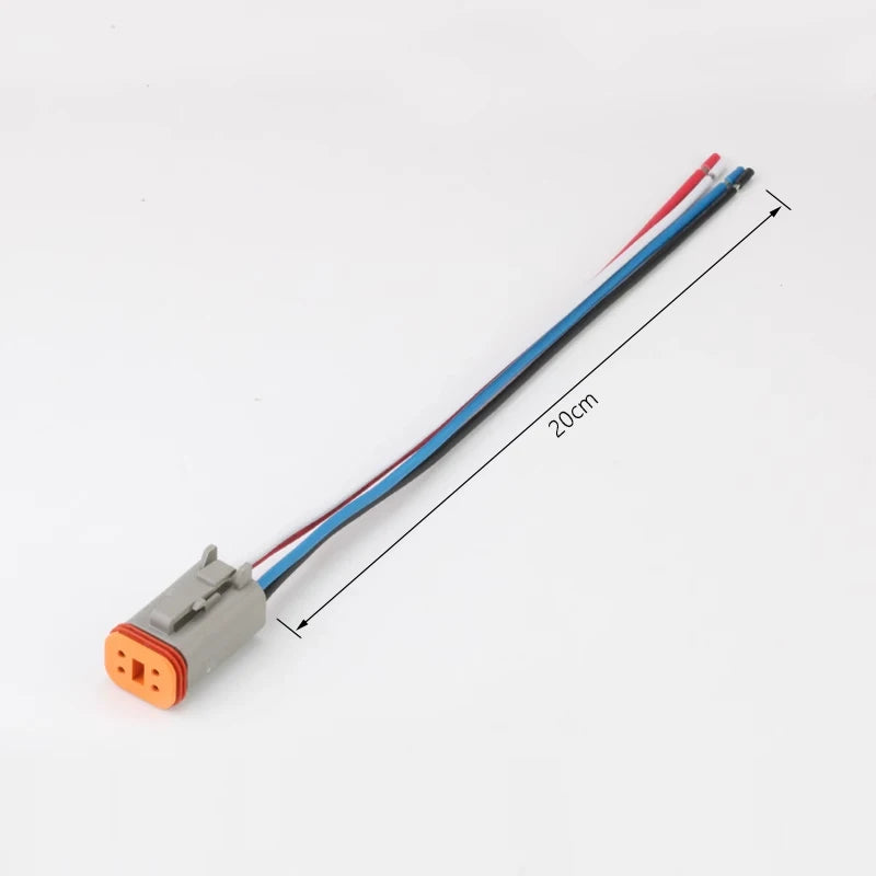 DT04-2P/DT06-2S Automotive Waterproof Connector Harness Plug 2/3/4/6/8/12 Hole for Heavy Truck Plug
