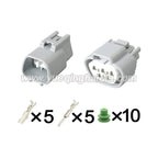 5 Pin Connector Waterproof 2.2mm Male Female Connector Auto Wiring Harness Cable Plug for Toyota Nissan 6188-0327 6189-0504