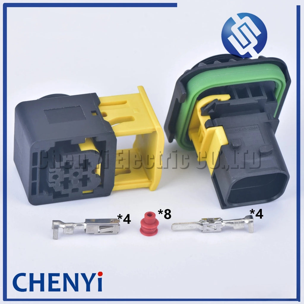 4 Pin Waterproof Automotive Oxygen Sensor Connector Urea pump plug 1-1418390-1 1-1703808-1 1-1703809-1 1-1703818-1