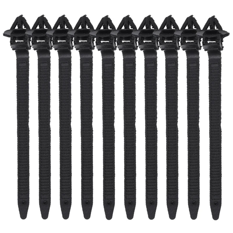 20/10Pcs Nylon Car Tie Wrap Cable Fixed Fasteners Clips Car Cable Fastening Strap Wire Band Tie Wrap Zip Tie Auto Fastener 9.5cm